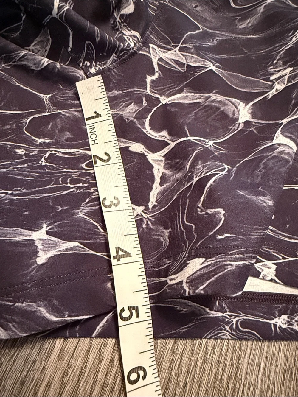 lululemon athletica Black Marble-Effect Swim Trunks